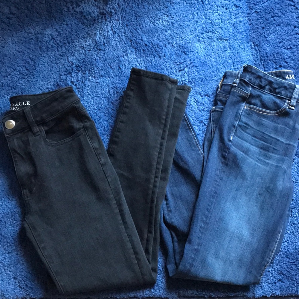 American eagle high waisted denim.